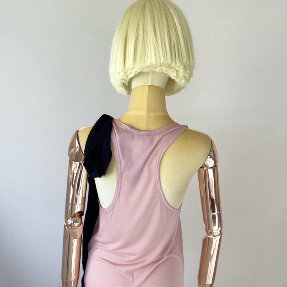 No. 21 Design Pink and Black Tank Top SZ 6 - Picture 5 of 7